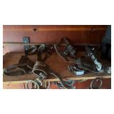 Lot of vintage climbing equipment