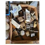 Assortment of vintage locks no key