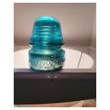 P& W  Glass insulator pat. 7/25/ 1965
