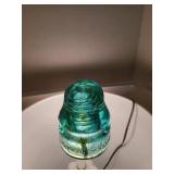 P& W  Glass insulator pat. 7/25/ 1965