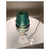 P& W  Glass insulator pat. 7/25/ 1965