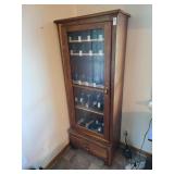 Gun cabnet made into shelves 26in. X 13in. X