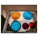 Assortment of glass lenses