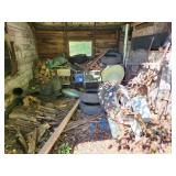 Contents behind Garage
