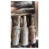 Lot of 6 vintage glass bottles from Meyersdale