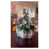 Vintage Capodimonte porcelain floral arrangement