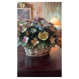 Vintage Italian Capodimonte porcelains floral