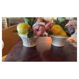 Vintage Italian Capodimonte porcelains matching