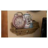 Coffee Time 3D Wall Clock