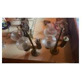Pair of Oil Lamp Table Lamps