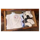 Drawer lot of Socks and Shirts