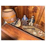 Lot of 7 fisherman/lighthouse collectible