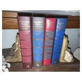 Readerï¿½s Digest books and fishing bookends