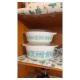 Pyrex Amish Butterprint Casserole Dishes