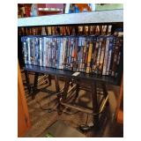 Shelf lot of dvd