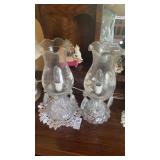 Pair of Glass Lamps