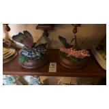 Two Butterfly Statues