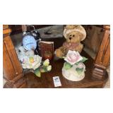 Lot of Floral Knick Knacks and Decor