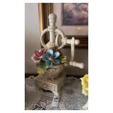 Capodimonte-style porcelain floral Water Well