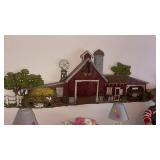 Vtg 1970s Burwood #587 Barn Farm Scene 3D Wall