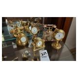 Mini Clock Figurines
