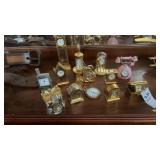 Assorted Mini Clock Figurines