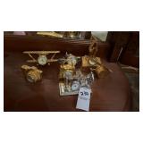 Assortment of Mini Clock Figurines