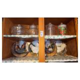 Rooster Dishes and Canister Jars