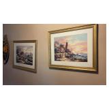 Two Framed Cottage Pictures