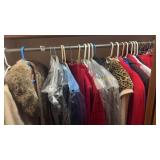 Lot of Clothing and Contents of Bottom Closet