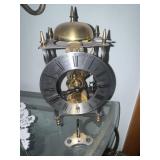 Franz Hermle mechanical table clock with misc