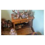 Wooden Display Cabinet NO CONTENTS