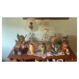 Lot of Trinkets on Shelf