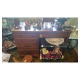 Sewing Cabinet W Contents in Drawers