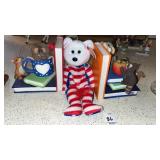 Ty Beanie Baby with Bookends