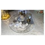 Bird Salt Shakers, Glass Globe Paperweight, etc.