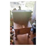 Wooden Stove Trinket Shelf