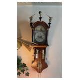 Vintage Dutch Frisian tail clock  34inch tall