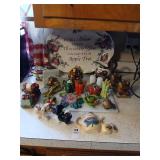 Lot of apple and misc kitchen decor