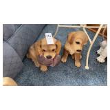Two Dog Statues