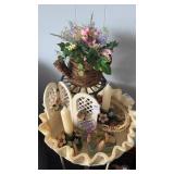 Lot of Decor in Birdbath