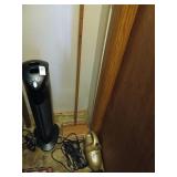 Fuller manual sweeper and Turbo Tiger vac