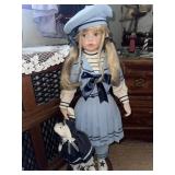 Kathy Smith Fitzpatrick porcelain sailor doll on