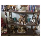 Wooden 3-tier shelf NO CONTENTS 31.5 X 11.5 X 30