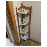 Wooden shelf no contents 4