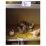 Ceramic chicken lot