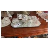 Glass Motorcycle and Car Decor Figurines