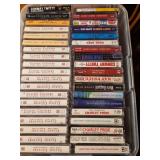 Lot 17a Tote of cassette tapes