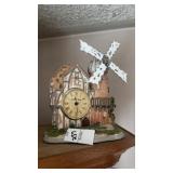 Father Time Cottage Clock