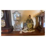 Crystal Legends Clock and Father Time Clock